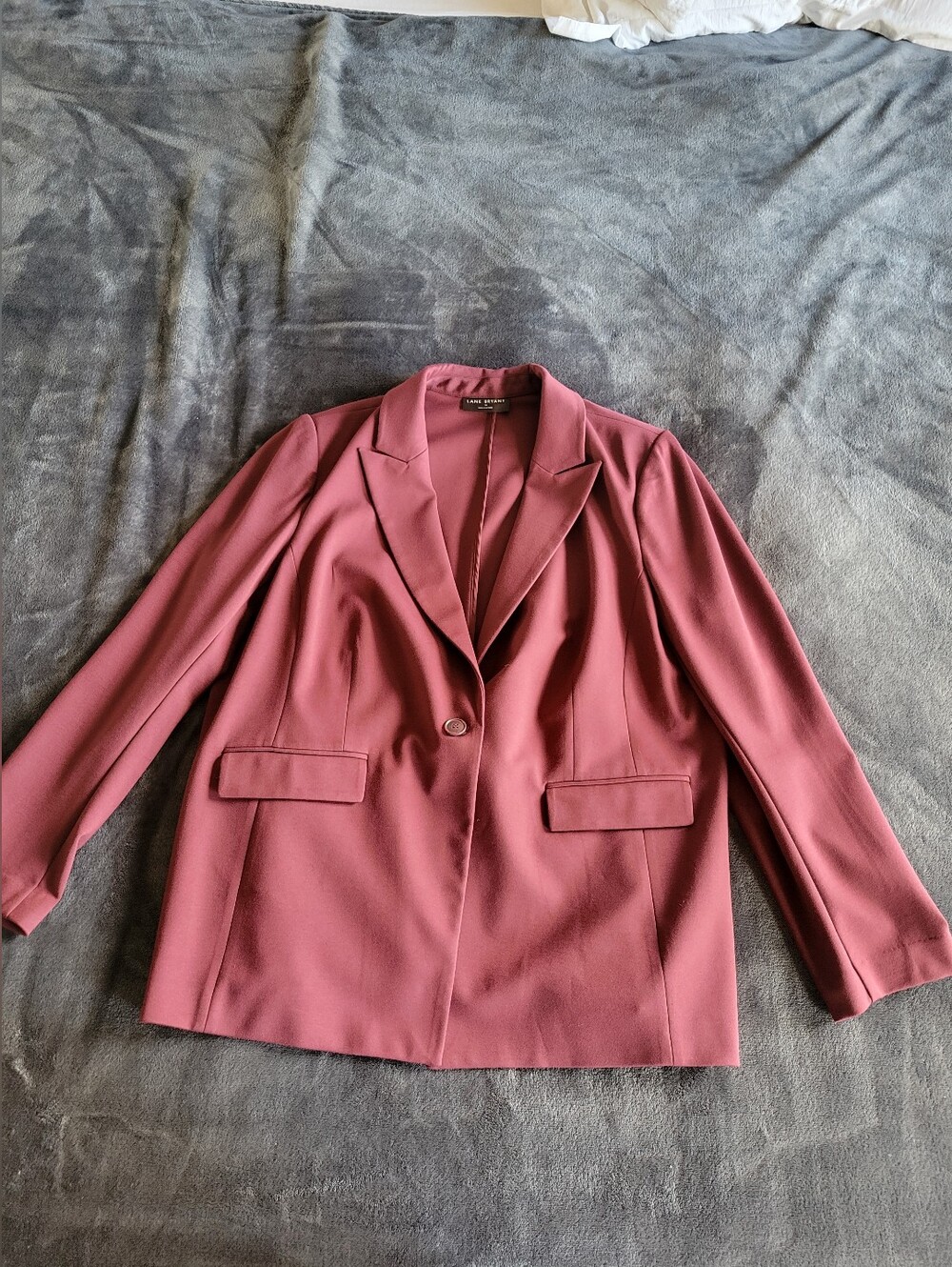Lane Bryant Burgundy Professional Blazer